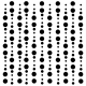 Lines of Dots Stencil
