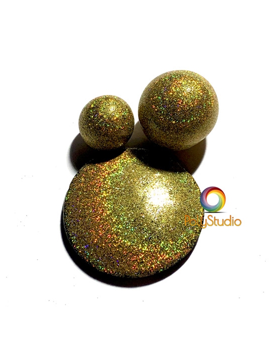 Gold/Green Holographic Powder