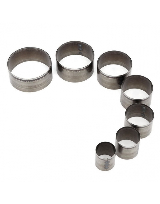 7 steel circles cutters
