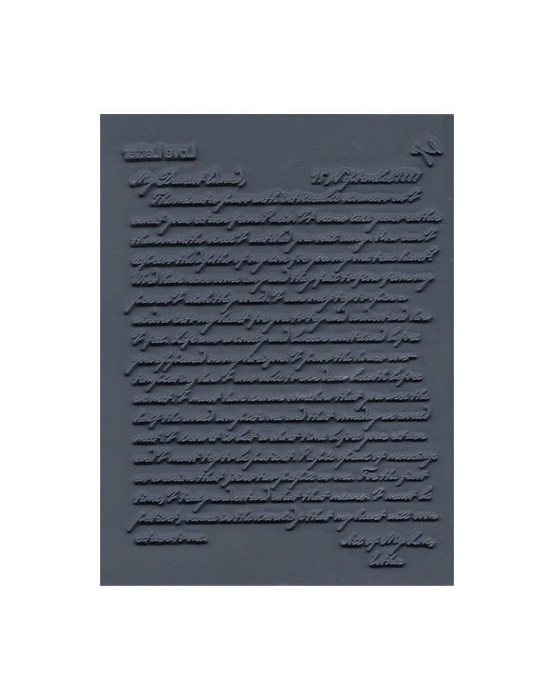 L. Pavelka Texture stamp Love Letter