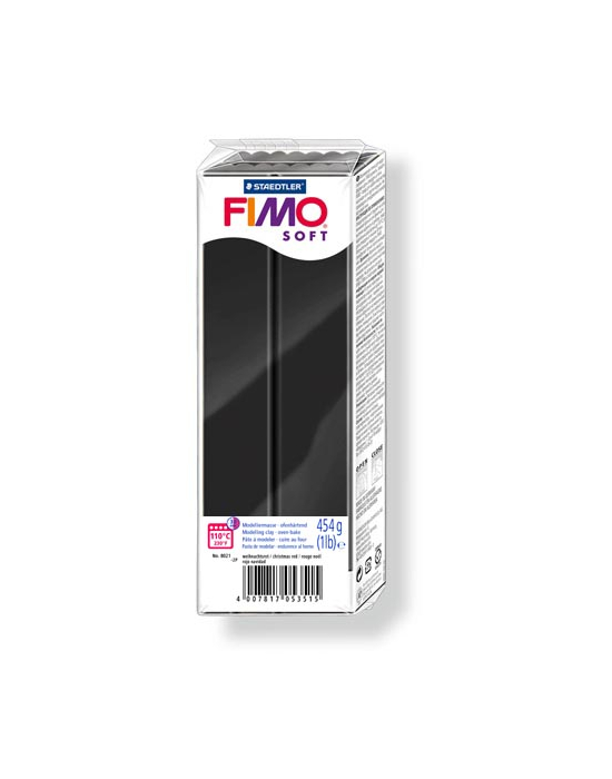 FIMO Soft 454 g (1 lb) Black Nr 9
