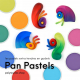 Pan Pastel - Set 6 couleurs métalliques